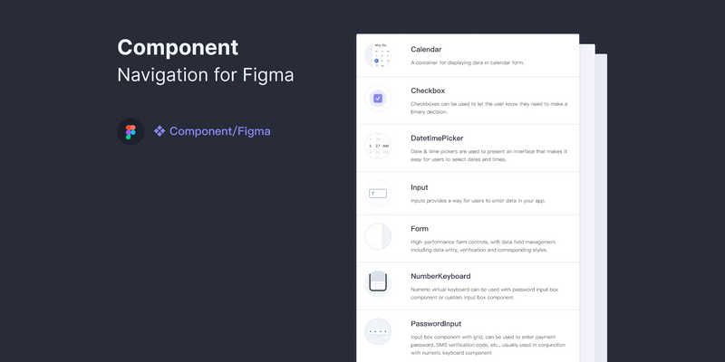 ❖ Component navigation figma