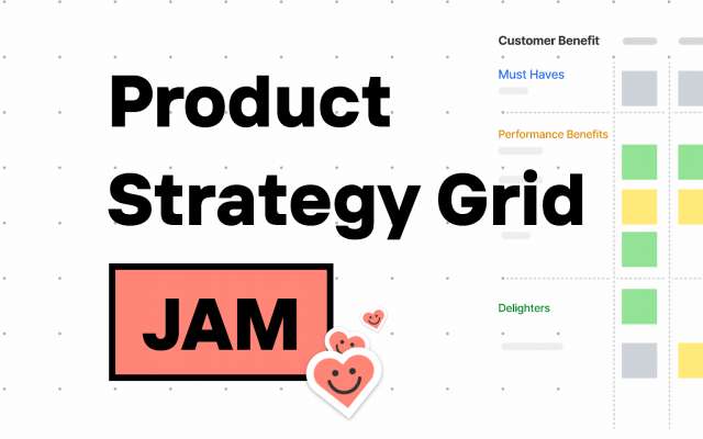 ? Product Strategy Grid FigJam Template