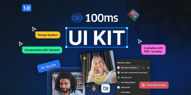 100ms UI Kit - Video Conferencing and Live Stream