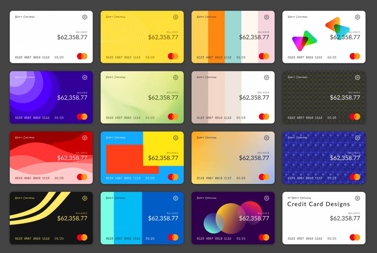 16+ Credit Card Designs Figma Template