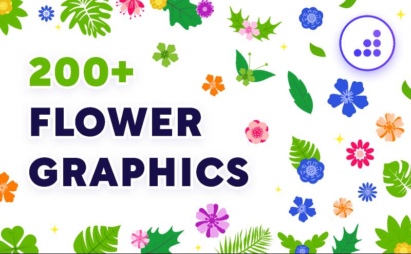 200+ Leaf & Flower Illustrations Figma Template