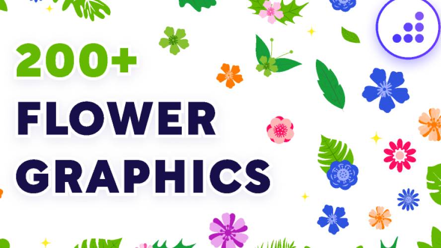 200+ Leaf & Flower Illustrations Figma Template