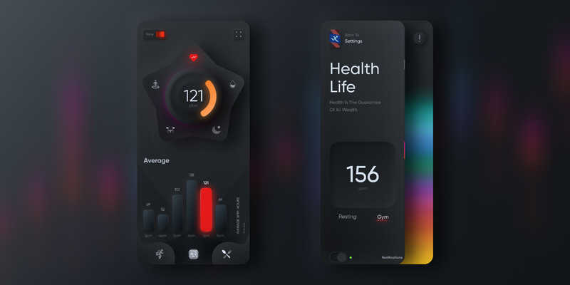 2020 Health App  figma free