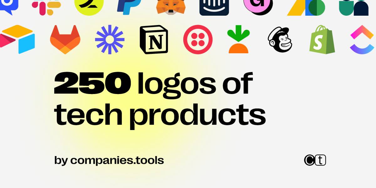 250 (500) logos of tech products vector ui kit