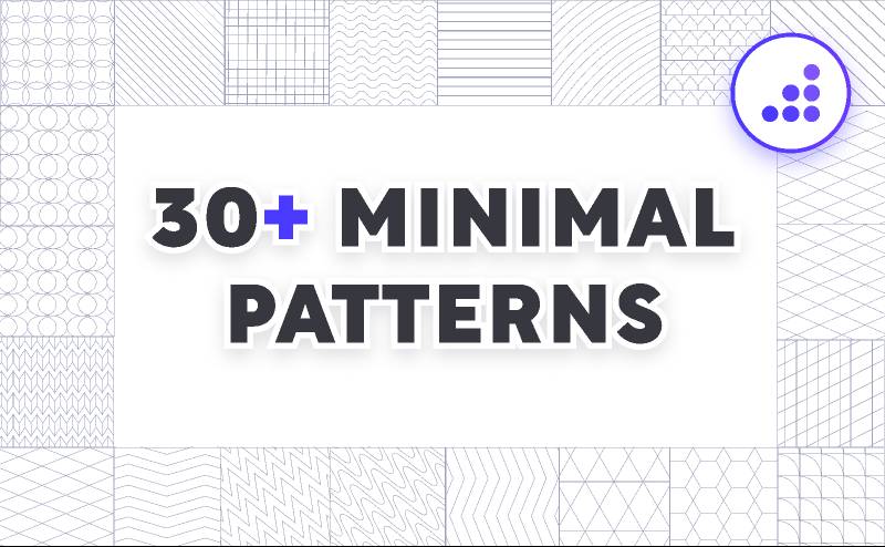 30+ Minimal Patterns Figma Template