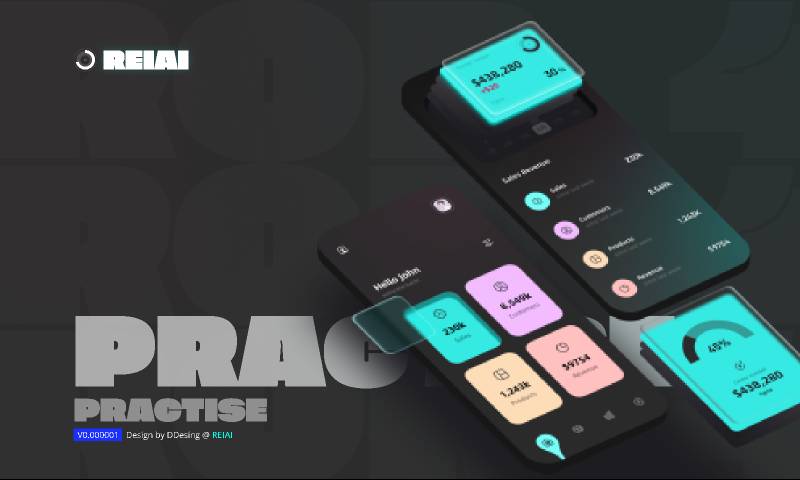 3D UI KIT Practise Figma Mobile Ui Kit