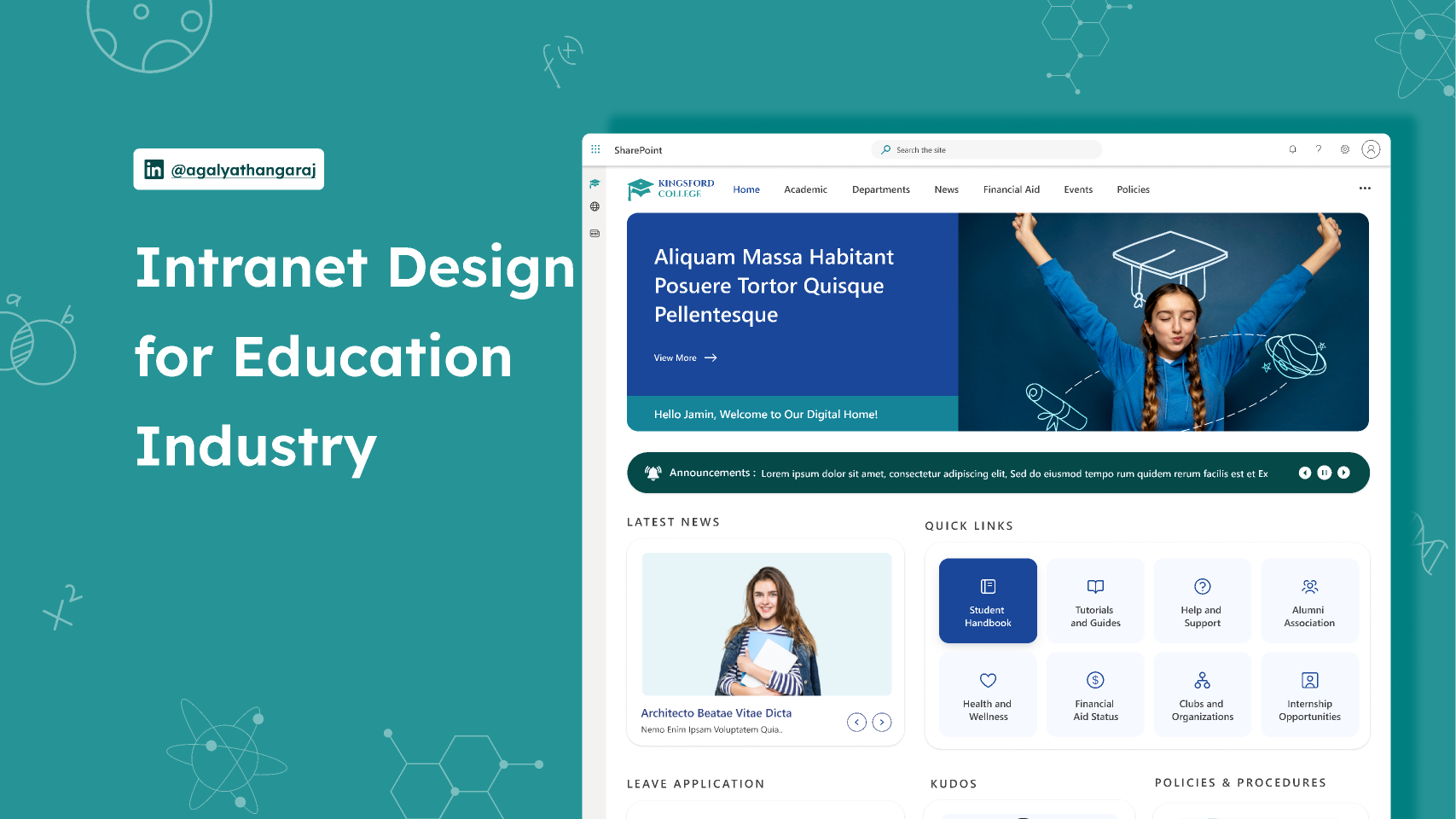 Intranet Design | Education Industry