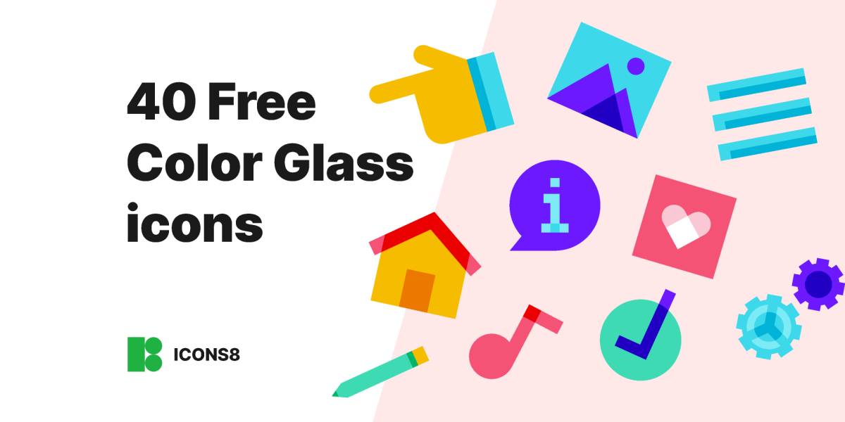 40 Free Color Glass icons Figma Resource