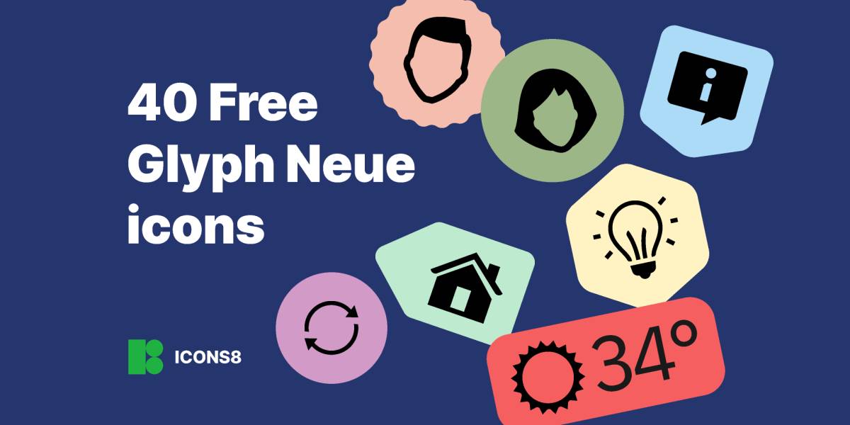 40 Free Glyph Neue icons Figma Template