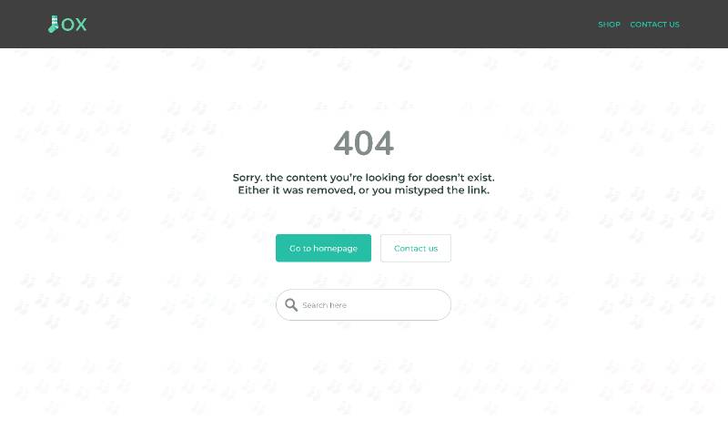 404 UX Template Figma Template Free Download