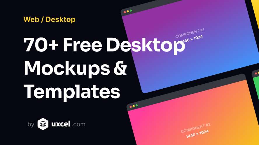 70+ Free Desktop Mockups & Templates