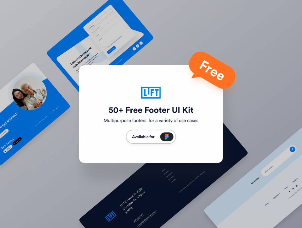 50+ FREE Footers Website Figma