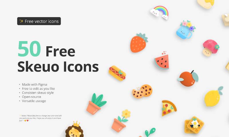 50 Free skeuo icons figma