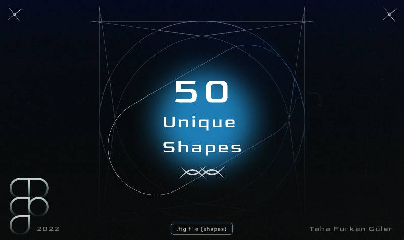 50 Unique Shapes Pack