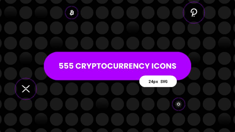 555 Cryptocurrency Icons figma
