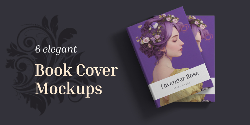 6 Elegant Book Mockups Figma Free Download