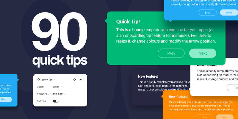 90 Quick Tips free templates
