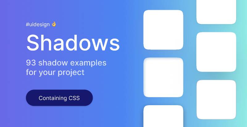 93 shadow examples for your project figma template