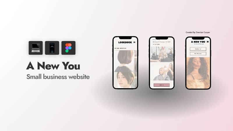 A New You - Small Business Website Figma Template