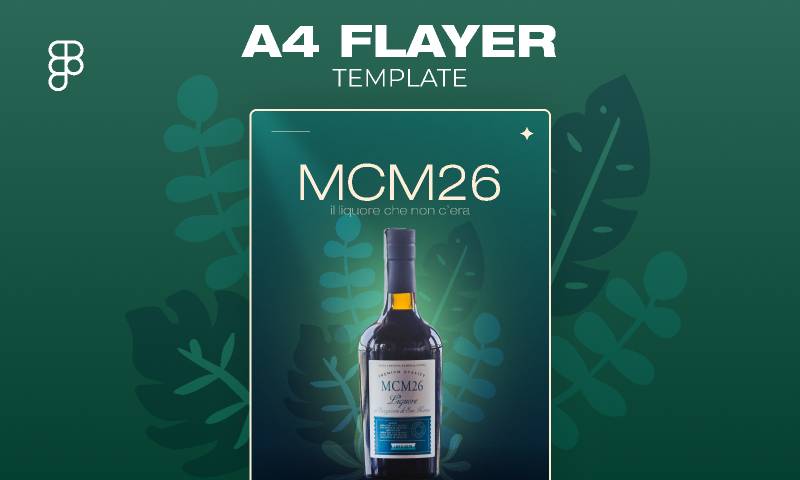 A4 Flyer - Figma Template Free Download