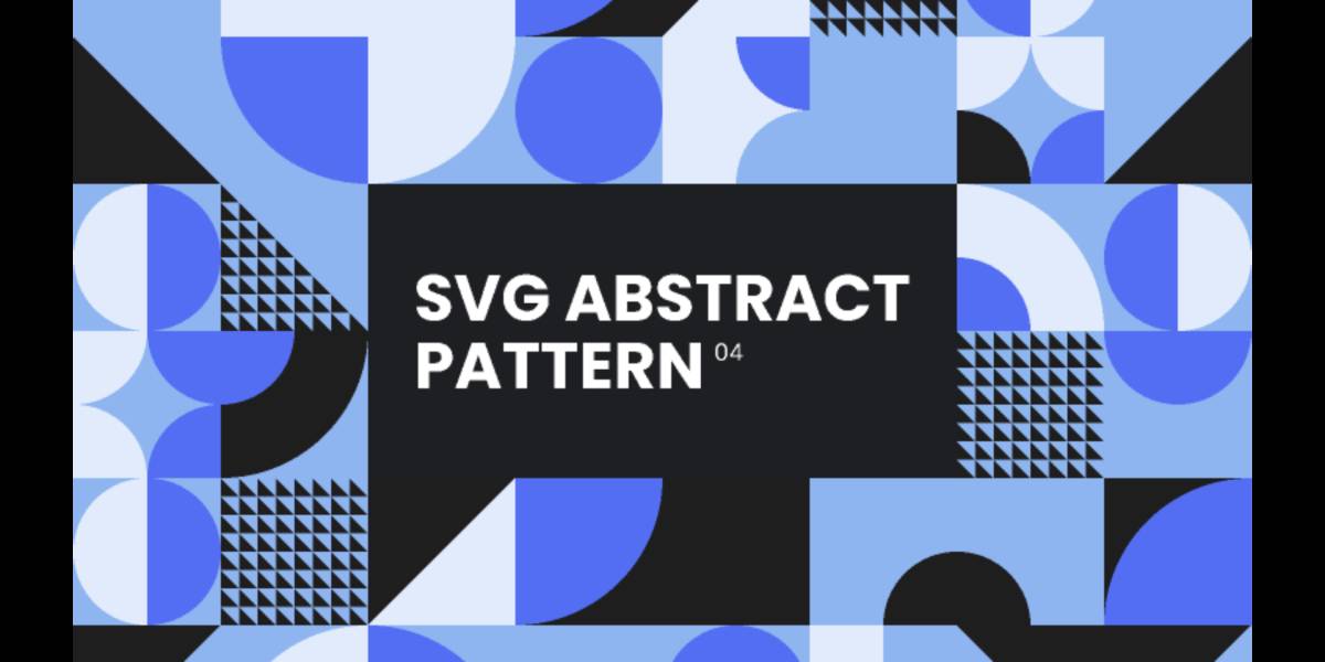Abstract Geometric Pattern Simple Shapes Figma Template