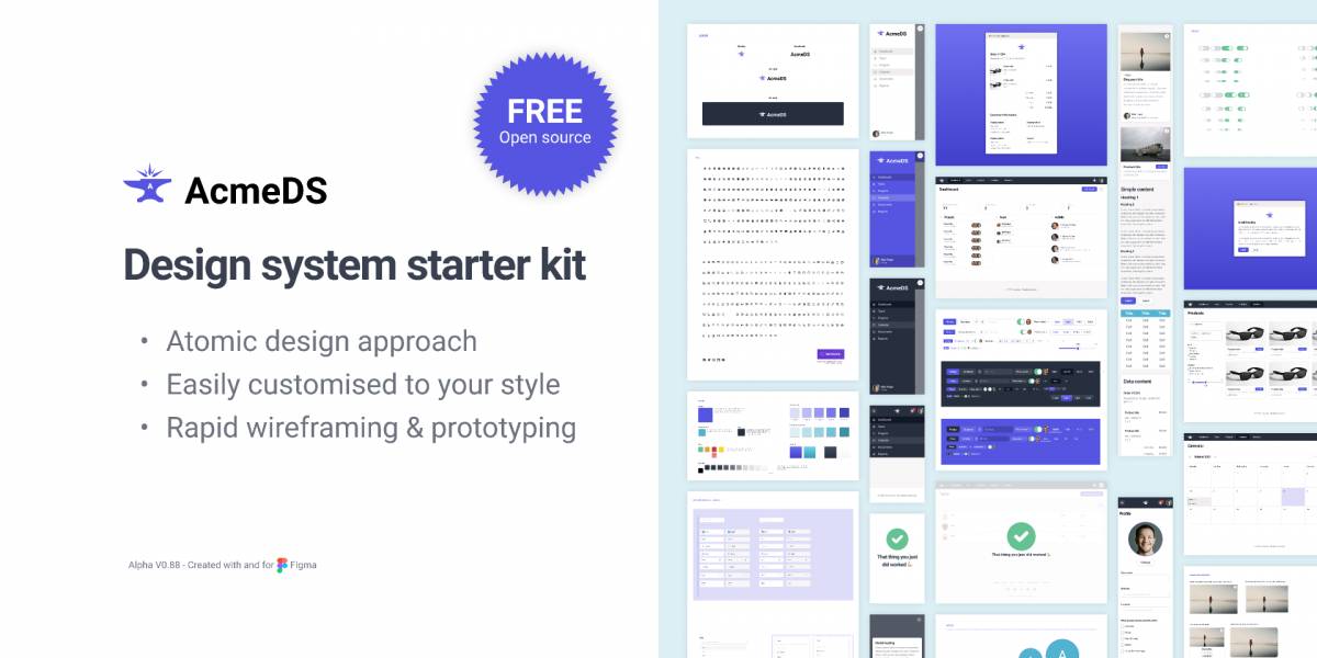 AcmeDS Design System Figma Template