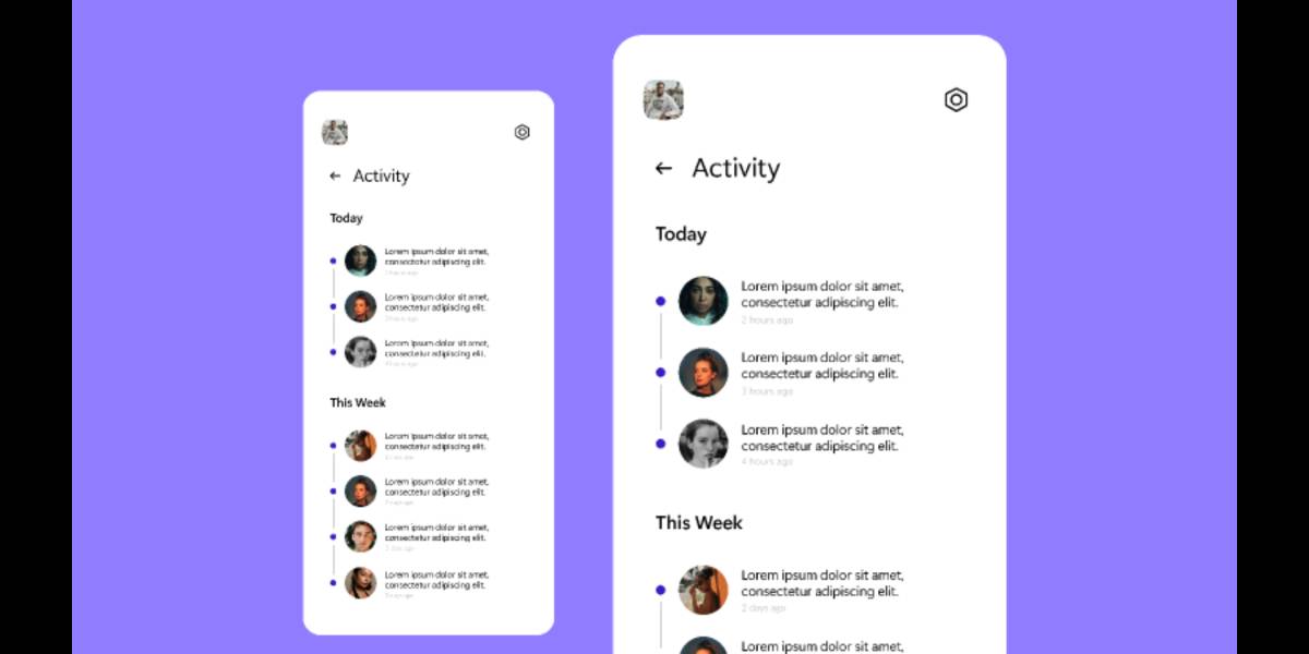 Activity Feed Figma Template