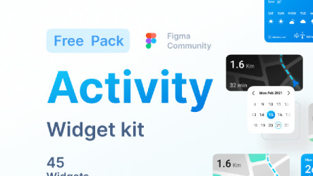 Activity Widget - 45+ widget