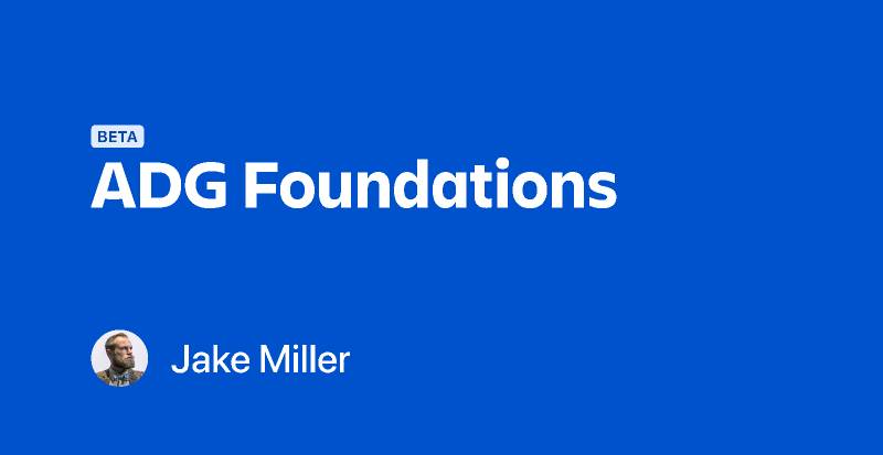 ADG Foundations design system