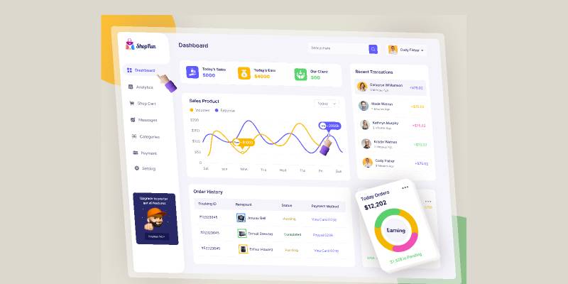 Admin Dashboard Figma Template