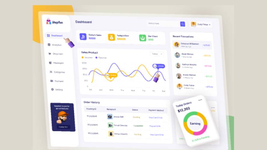 Admin Dashboard Figma Template