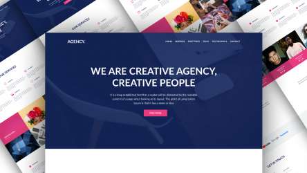 Agency Landing Page Design Free