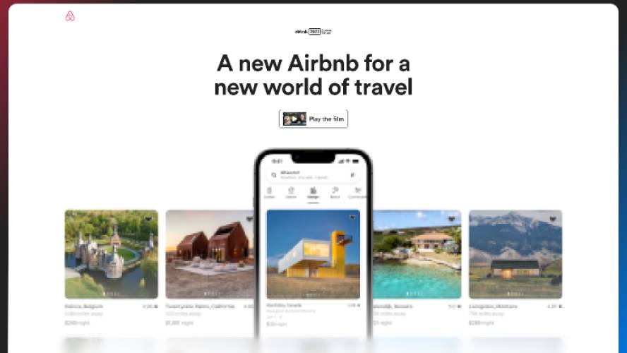Airbnb Summer Release Figma Website Template
