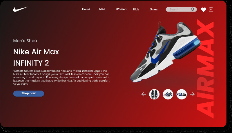 Airmax Figma Landing page