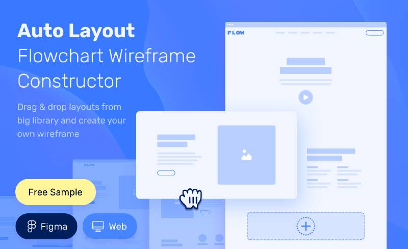 ALF Flowcharts Wireframe Constructor Figma Template