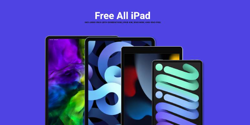All iPads Free Figma Mockups