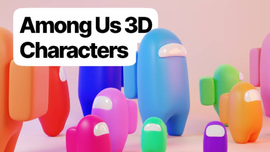 Among Us 3D Charecters figma