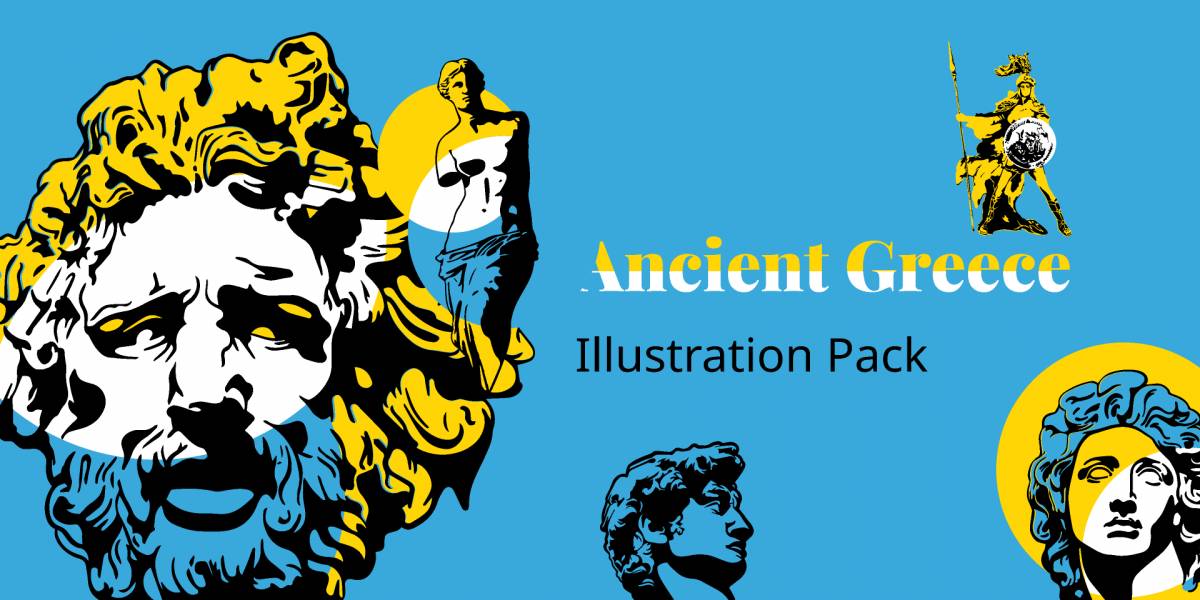 Ancient Greece Figma Illustrations