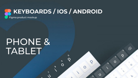 Android & IOS Keyboards figma free template