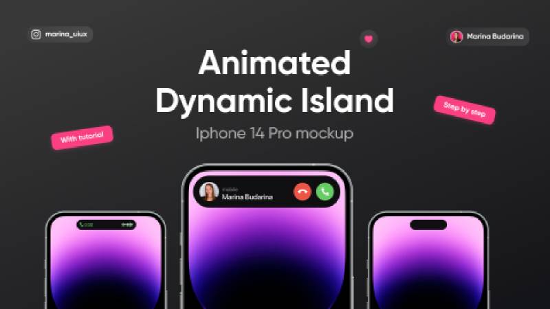 Animated Dynamic Island IPhone 14 Pro