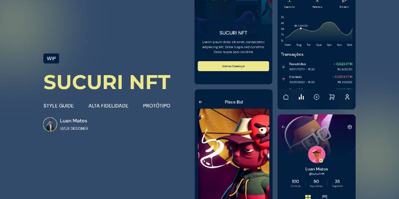 App NFT Figma Mobile Template