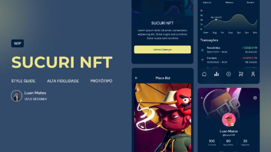 App NFT Figma Mobile Template