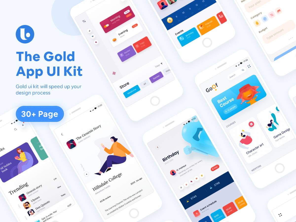 App UI Kit Figma Design