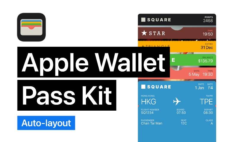 Apple Wallet Pass Figma Ui Kit