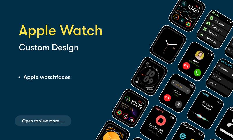 Apple Watch custom design figma ui kit