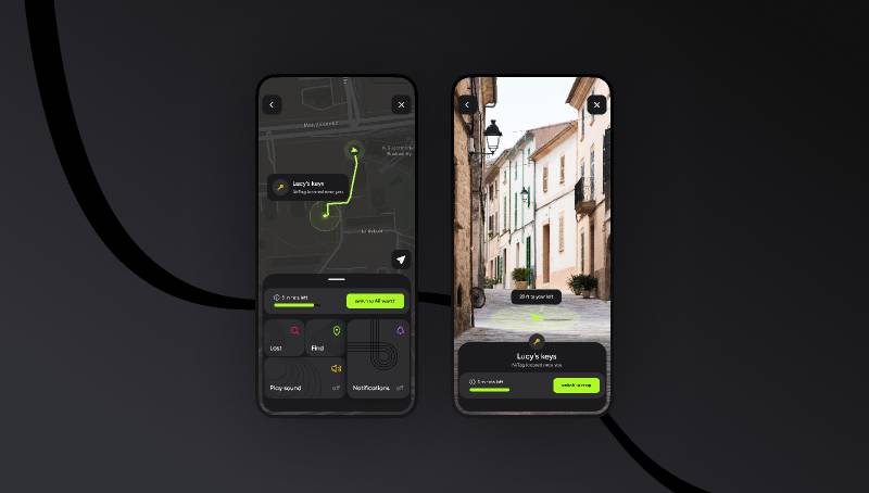 AR locator app figma template