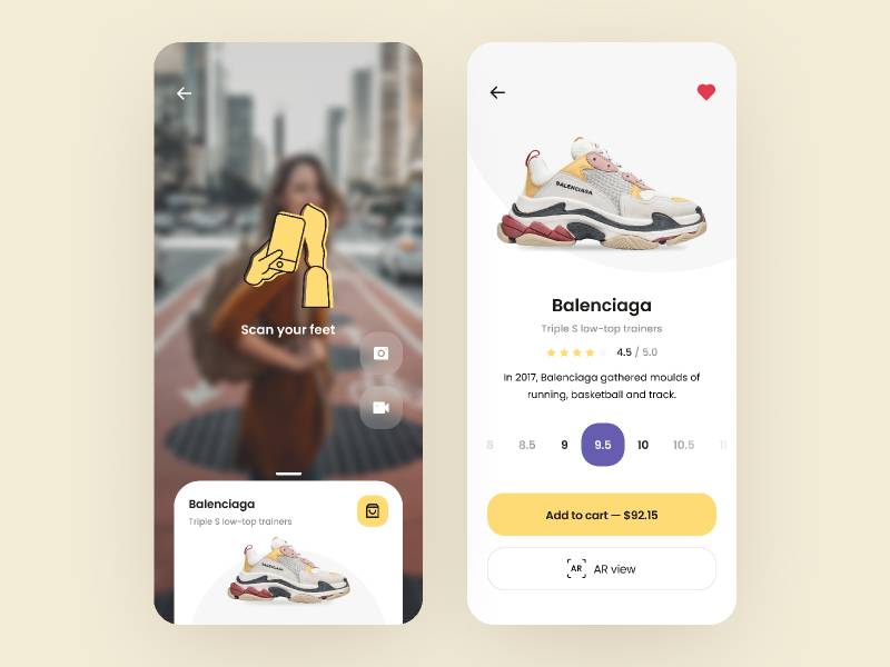 AR – Sneakers Store Concept