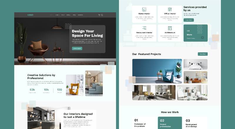 Architecture Website Figma Template Free