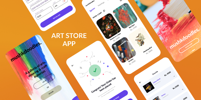 Art Store App Figma Mobile Free Resource