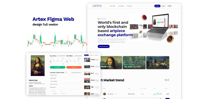 Artex Figma Web design full version
